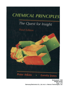 Chemical Principles: The Quest for Insight Textbook