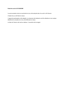 Etude de cas Lu De Danone: Communication interne en crise