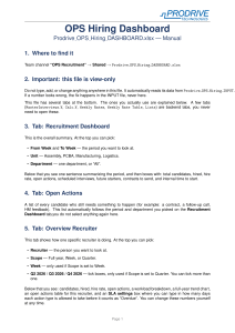 Prodrive OPS Hiring Dashboard Manual