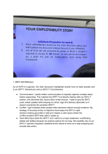 Your Employability Story: MBTI & STAR Framework Guide