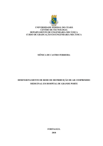 Dimensionamento de Rede de Ar Comprimido Medicinal em Hospital