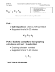Exponential Function F MHF4Ub Exponential & Logarithmic Functions Test