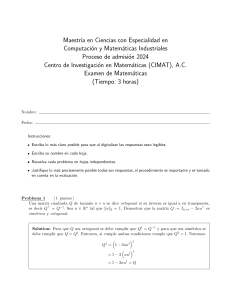 Examen de Matem&aacute;ticas Maestr&iacute;a CIMAT 2024
