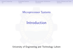 Microprocessor Systems Introduction Textbook