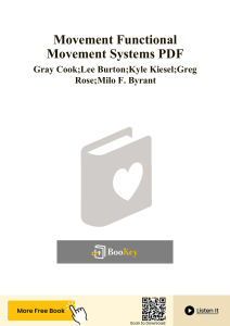Movement Functional Movement Systems PDF Summary