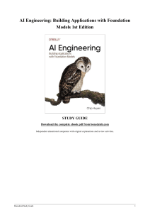 AI Engineering Study Guide: Foundation Models