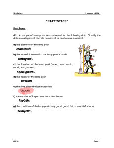 Statistics Homework: Data Types & Graphs (G9-10)