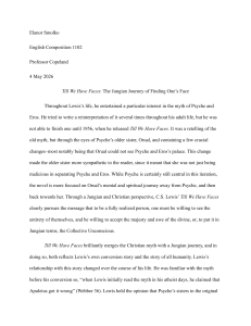 Jungian Analysis of Till We Have Faces: Orual's Journey
