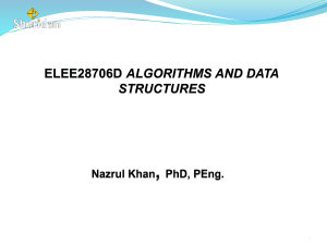 Algorithms and Data Structures Course Material