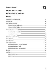 IELTS Writing Task 1 Lesson: Trend Charts