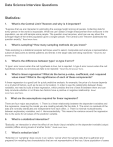 Data Science Interview Questions: Statistics & ML