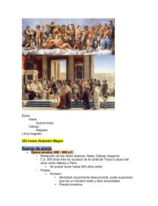 Historia Griega y Romana: Literatura y &Eacute;pocas