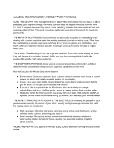 Academic Time Management & Deep Work Protocols