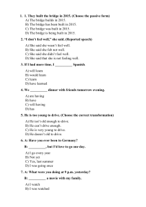 English Grammar Test: Multiple Choice Questions