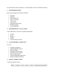Four-Level Calculation Protocol for Port Zante Engineering