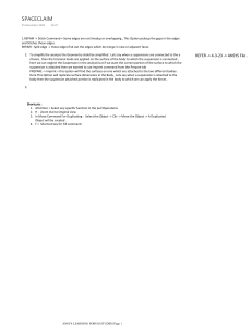SpaceClaim Software Commands and Shortcuts