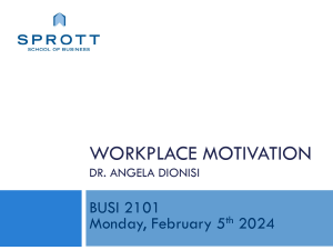 Workplace Motivation: Theories & Strategies