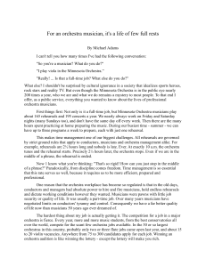 Orchestra Article