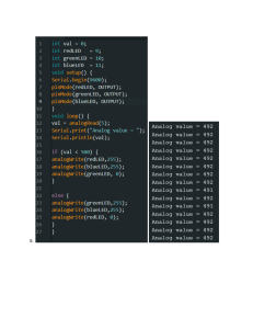 Arduino LED Control Code Example