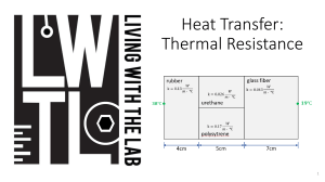 Heat Transfer: Thermal Resistance - Composite Material Problem