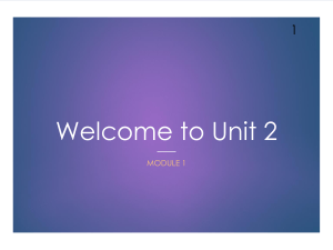 1. Data Structures - Module 1