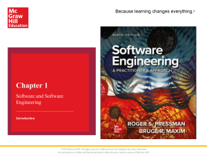 Chapter 1: Software and Software Engineering
