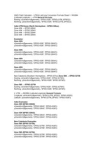 Calculadora de Campo QGIS: F&oacute;rmulas de Conversi&oacute;n UTM & Lat/Long