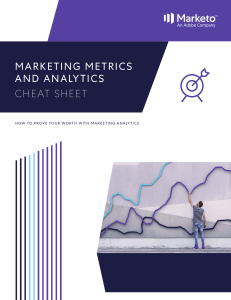 Marketing Metrics and Analytics Cheat Sheet