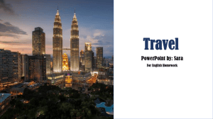 Travel Essay: Why I Want to Visit Malaysia