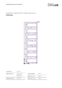 SUNPHARMA Indore Electrical Substation Lighting Design Report