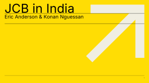 JCB in India Case Study: Joint Venture to Full Ownership
