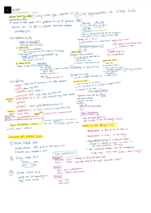 List ADT: Array & Linked List Implementations