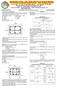 Shear in Reinforced Concrete Columns Review Module