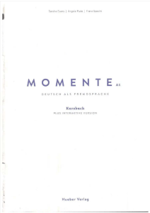 Momente A1 1 - Kursbuch