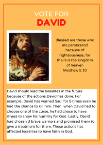 Vote for David: Biblical Leadership Examples