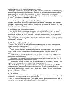 The Evolution of Management Thought: Chapter Overview & Key Theories