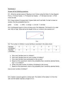 Worksheet 3: Probability and Pythagorean Theorem Practice