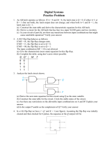 Digital Systems Practice Problems: Latches & Flip-Flops