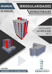 Manual de Irregularidades Estructurales NTE E.030-2018 Per&uacute;