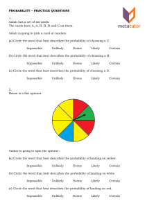 Probability Practice Questions Worksheet &ndash; GCSE Maths