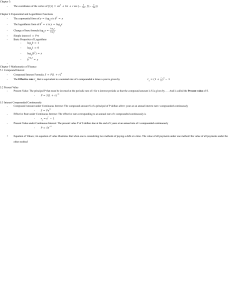 College Algebra Formula Sheet: Logarithms & Finance Math