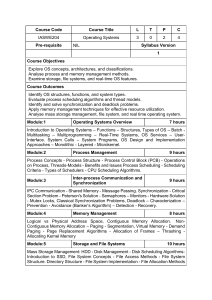 Operating Systems Course Syllabus