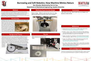 Burrowing and Soft Robotics: Bio-Inspired Robotic Design