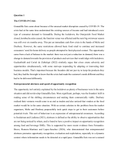Granadilla Eats Case Study: COVID-19 Entrepreneurship
