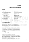 Vector Space Problem Vector Spaces: Unit 6 – Linear Algebra University Course Textbook