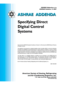 ASHRAE ADDENDUM