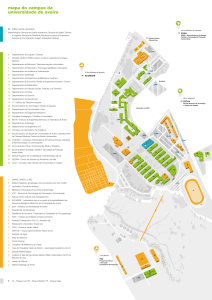 Mapa do Campus da Universidade de Aveiro &ndash; Edif&iacute;cios e Servi&ccedil;os