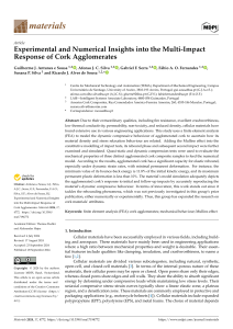 Multi-Impact Response of Cork Agglomerates: Experimental & FEA Study
