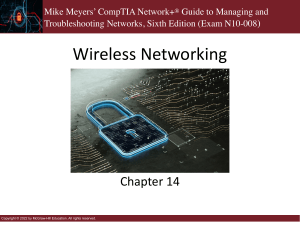 CompTIA Network+ Wireless Networking Chapter 14 Guide