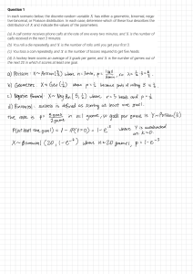 Ejercicios Resueltos: Distribuciones Poisson, Binomial y Geom&eacute;trica